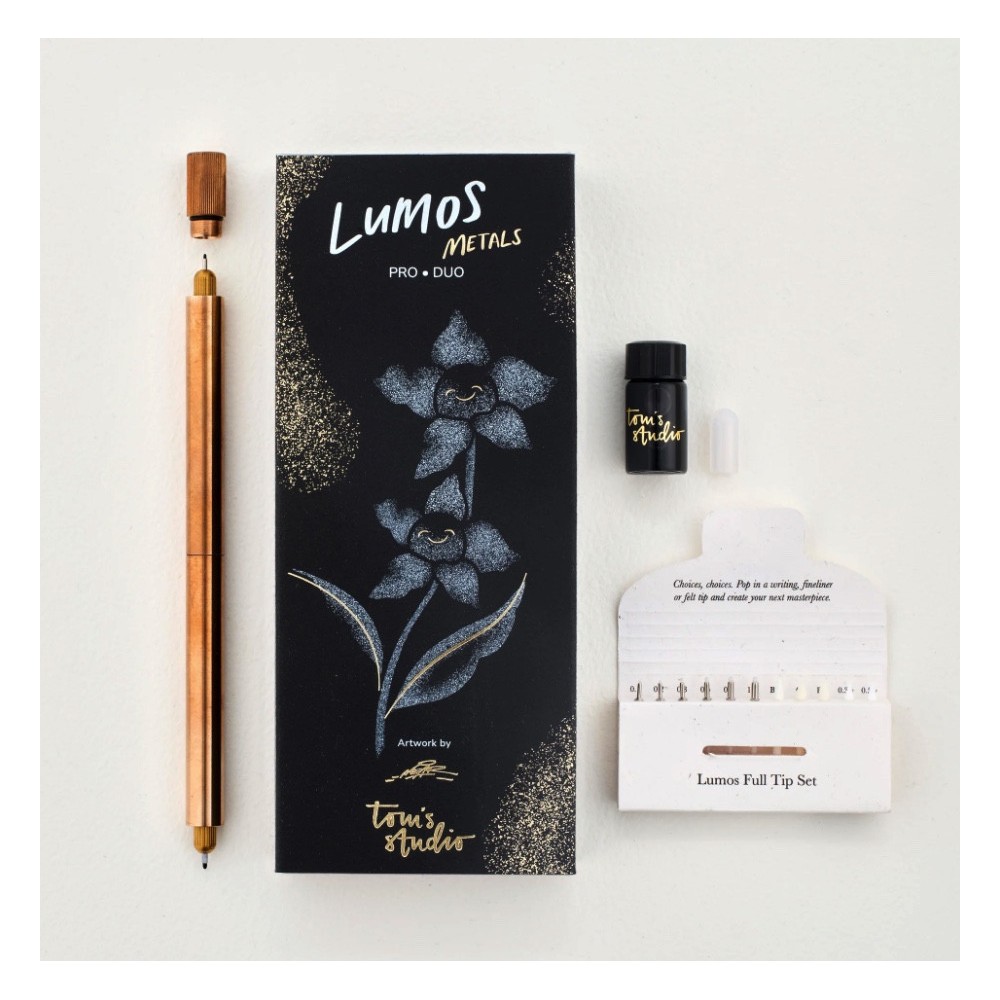 Lumos Pro Duo fineliner - Tom’s Studio - Brass