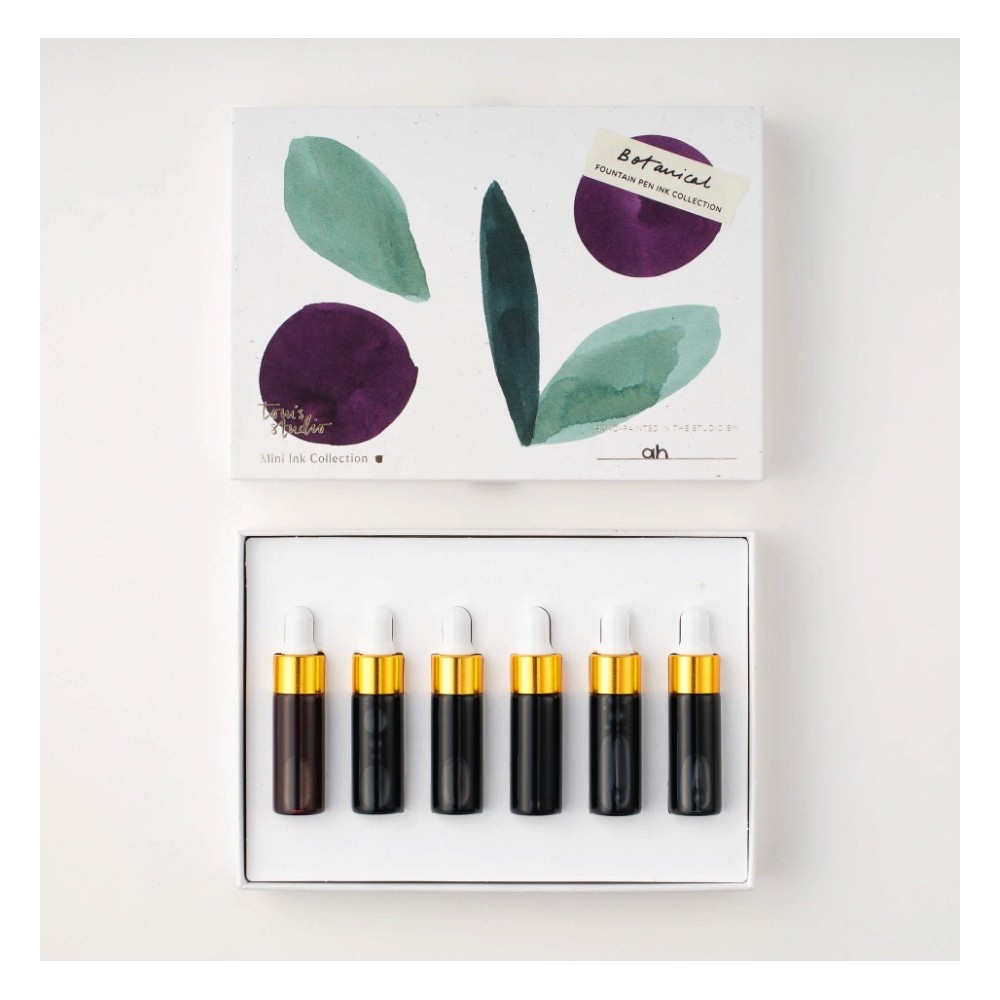 Set of Botanical Mini Ink Collection - Tom’s Studio - 6 x 5 ml