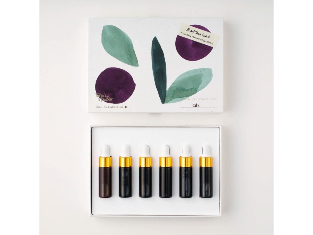Set of Botanical Mini Ink Collection - Tom’s Studio - 6 x 5 ml