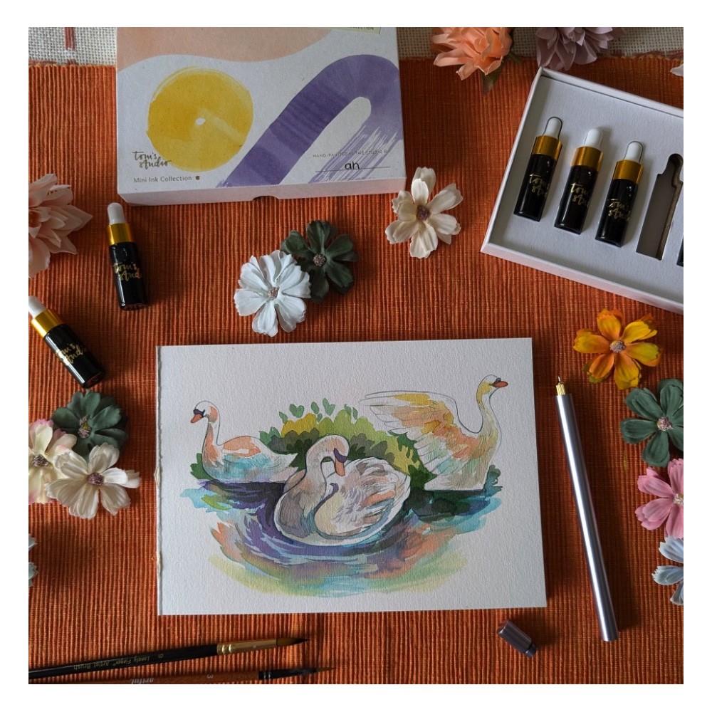 Set of Pastel Mini Ink Collection - Tom’s Studio - 6 x 5 ml
