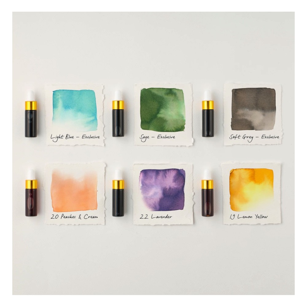 Set of Pastel Mini Ink Collection - Tom’s Studio - 6 x 5 ml