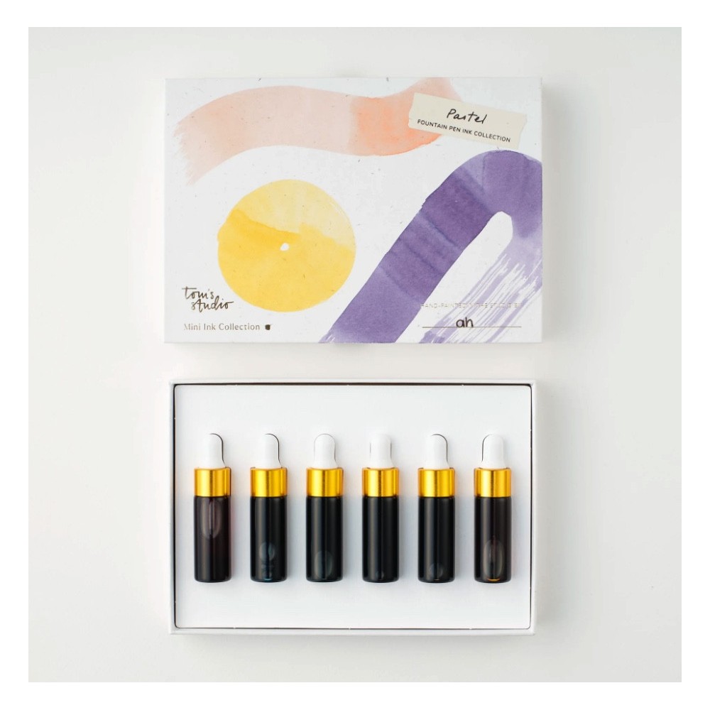 Set of Pastel Mini Ink Collection - Tom’s Studio - 6 x 5 ml