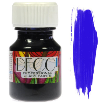 Glass Paint Deco - Renesans - blue, 30 ml