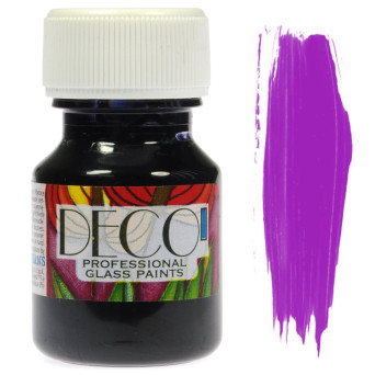 Farba do szkła witrażowa Deco - Renesans - fioletowa, 30 ml