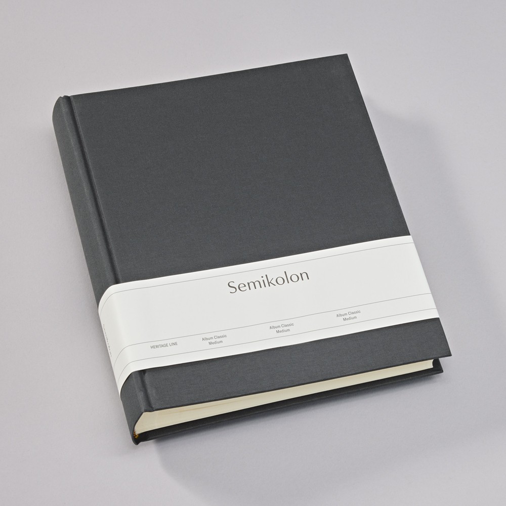 Photo album Classic Medium - Semikolon - Lava Stone