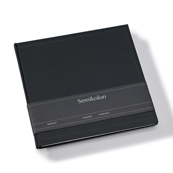 Condolence Book Heritage Line - Semikolon - Black