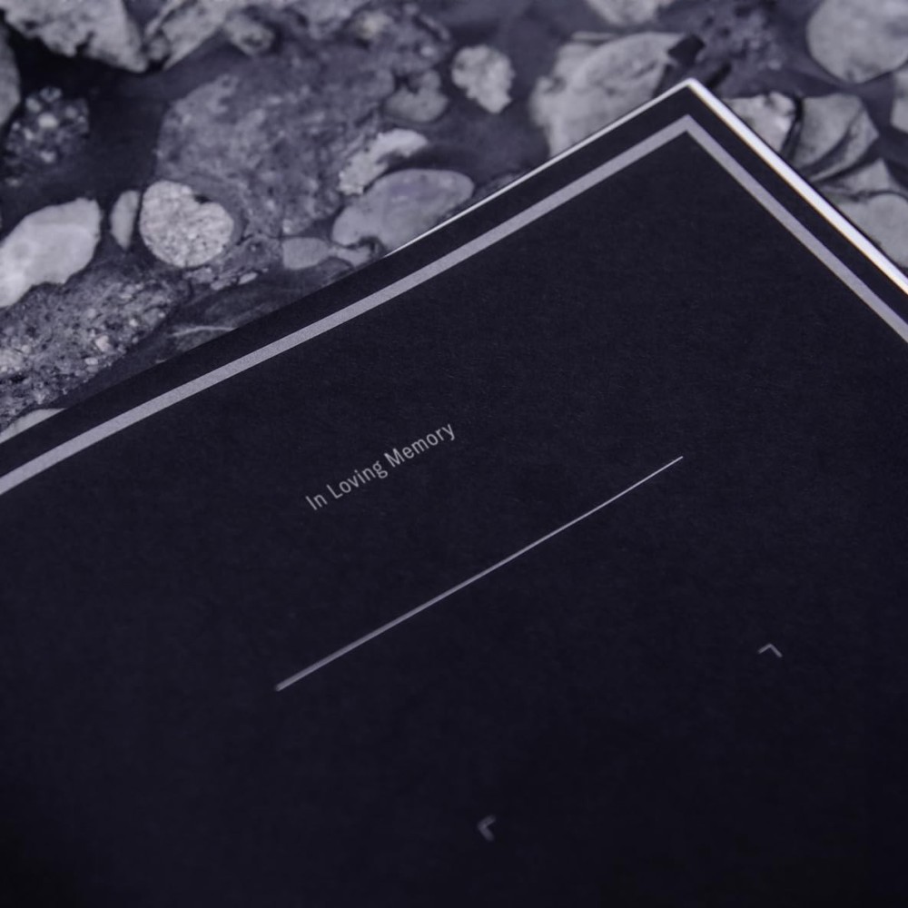 Condolence Book Heritage Line - Semikolon - Black