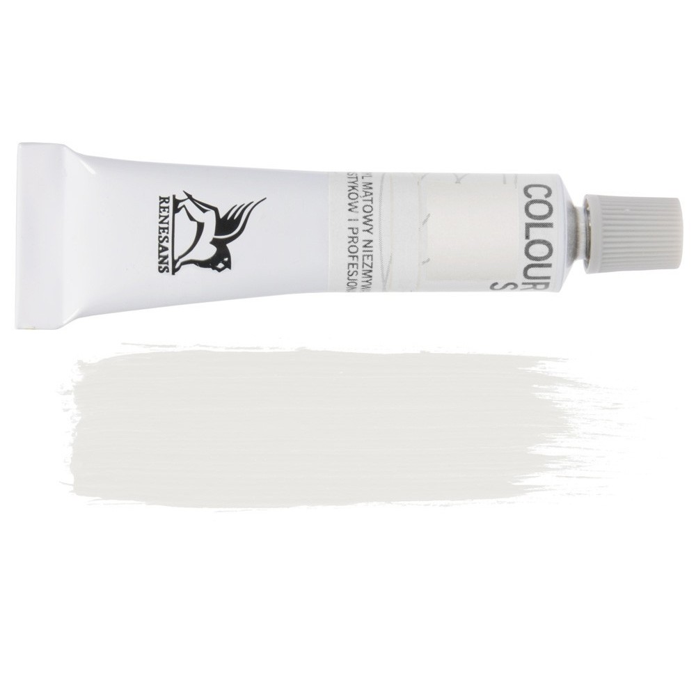 Farba akrylowa Colours - Renesans - 01, white, 20 ml