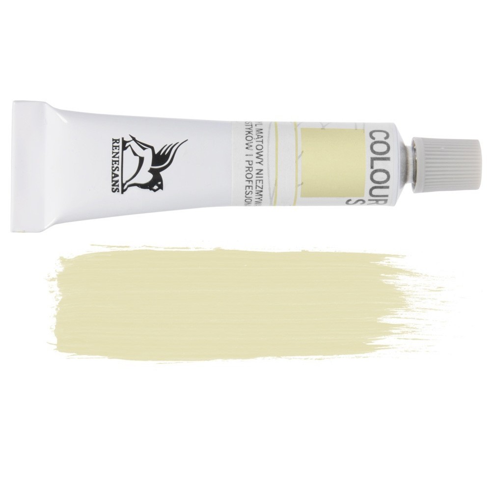 Acrylic paint Colours - Renesans - 03, Naples yellow, 20 ml