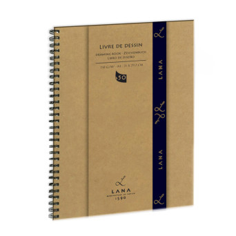 Szkicownik na spirali Livre de Dessin A4 - Lana - 150 g/m2
