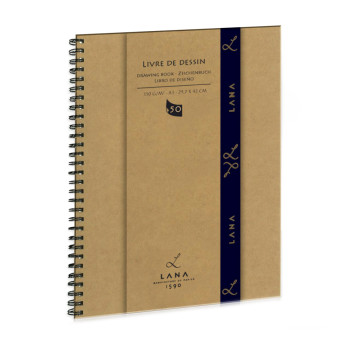 Szkicownik na spirali Livre de Dessin A3 - Lana - 150 g/m2