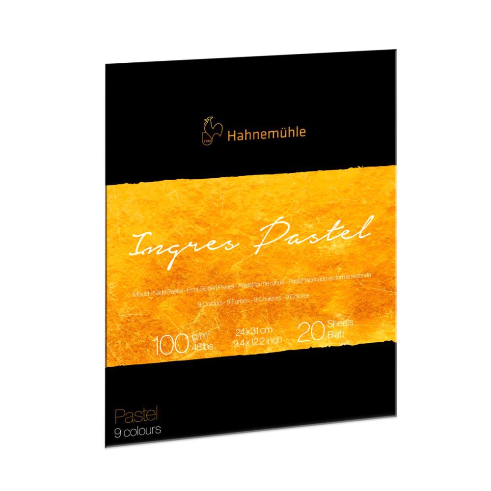 Papier do pasteli Ingres 24 x 31 cm - Hahnemühle - Colored 100 g/m2 20 ark.