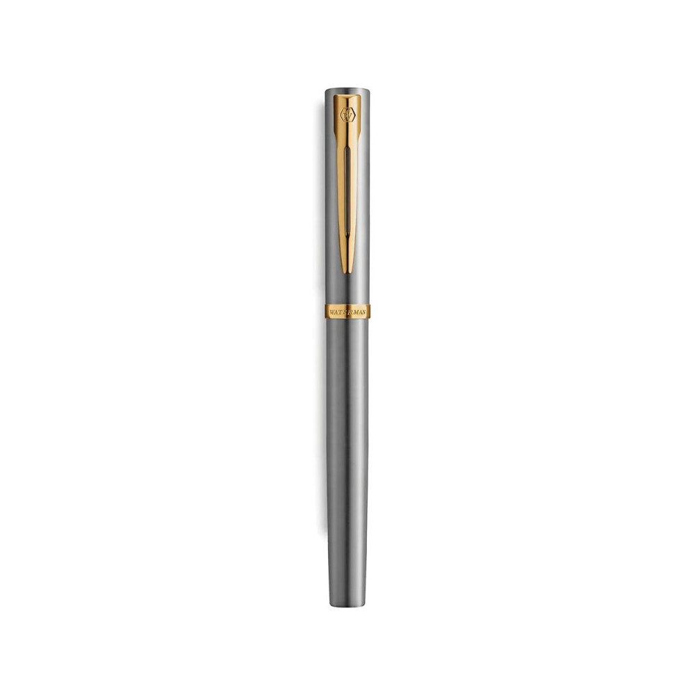 Pióro wieczne Impression - Waterman - Steel Gold Trim F
