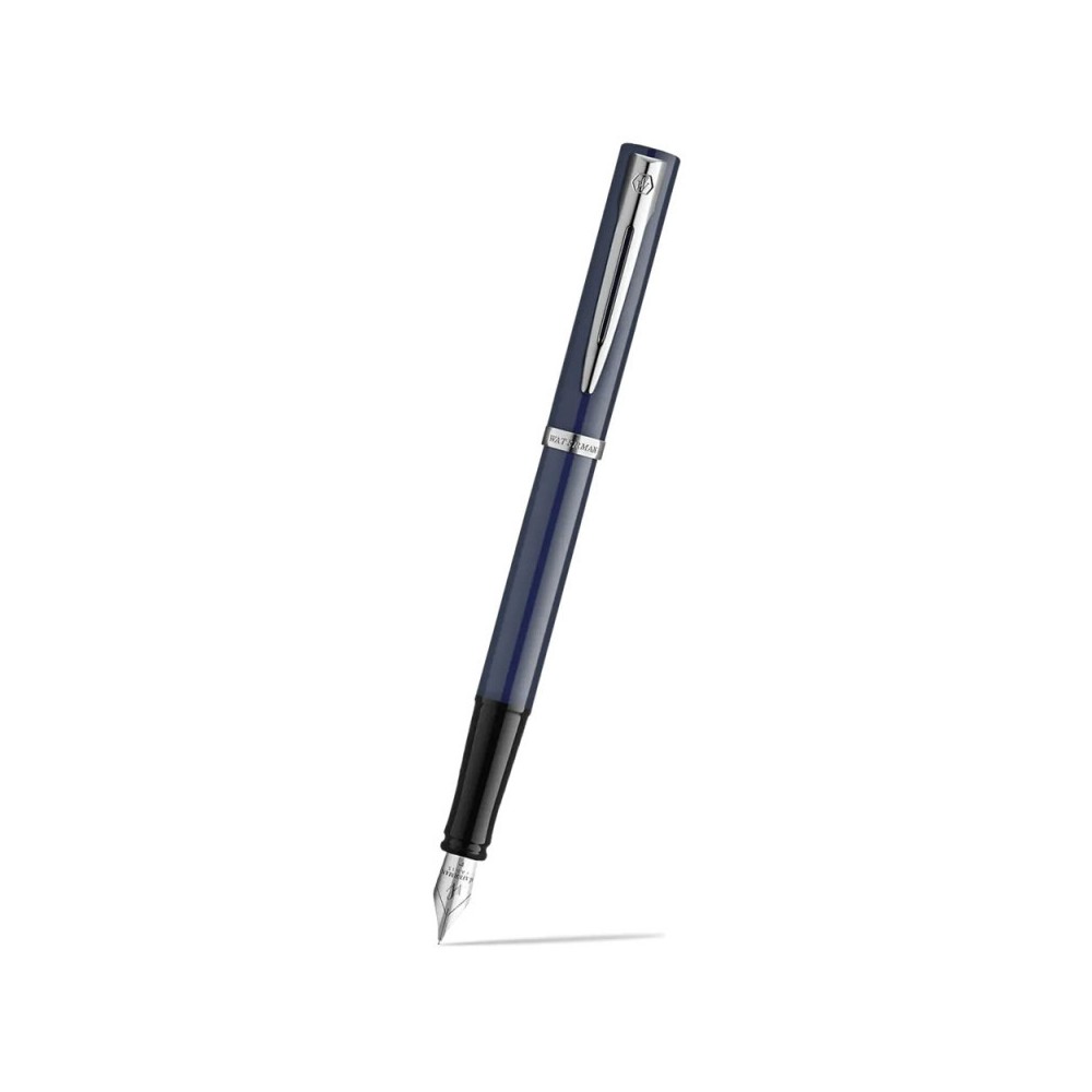 Pióro wieczne Impression - Waterman - Blue Silver Trim F