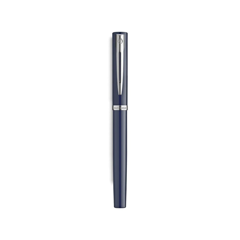 Fountain pen Impression with box - Waterman - Blue Silver Trim F