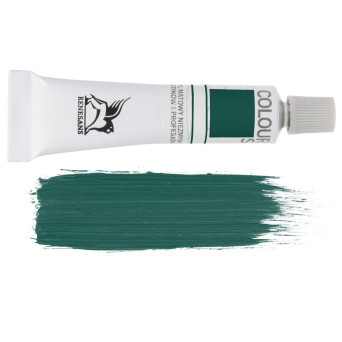 Acrylic paint Colours - Renesans - 26, emerald green, 20 ml