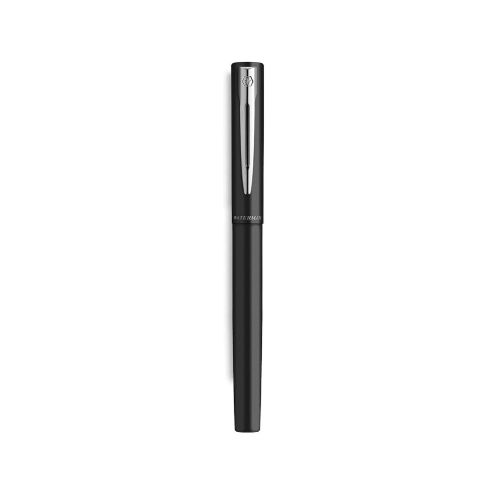 Pióro wieczne Allure - Waterman - Matt Black Silver Trim F