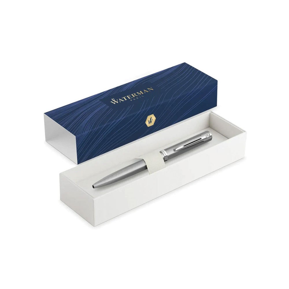 Długopis Impression - Waterman - Steel Silver Trim