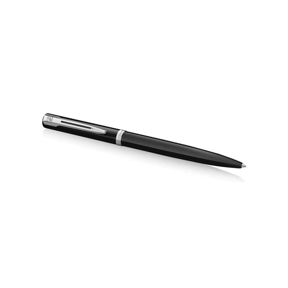 Ballpoint pen Impression with box - Waterman - Black Silver Trim