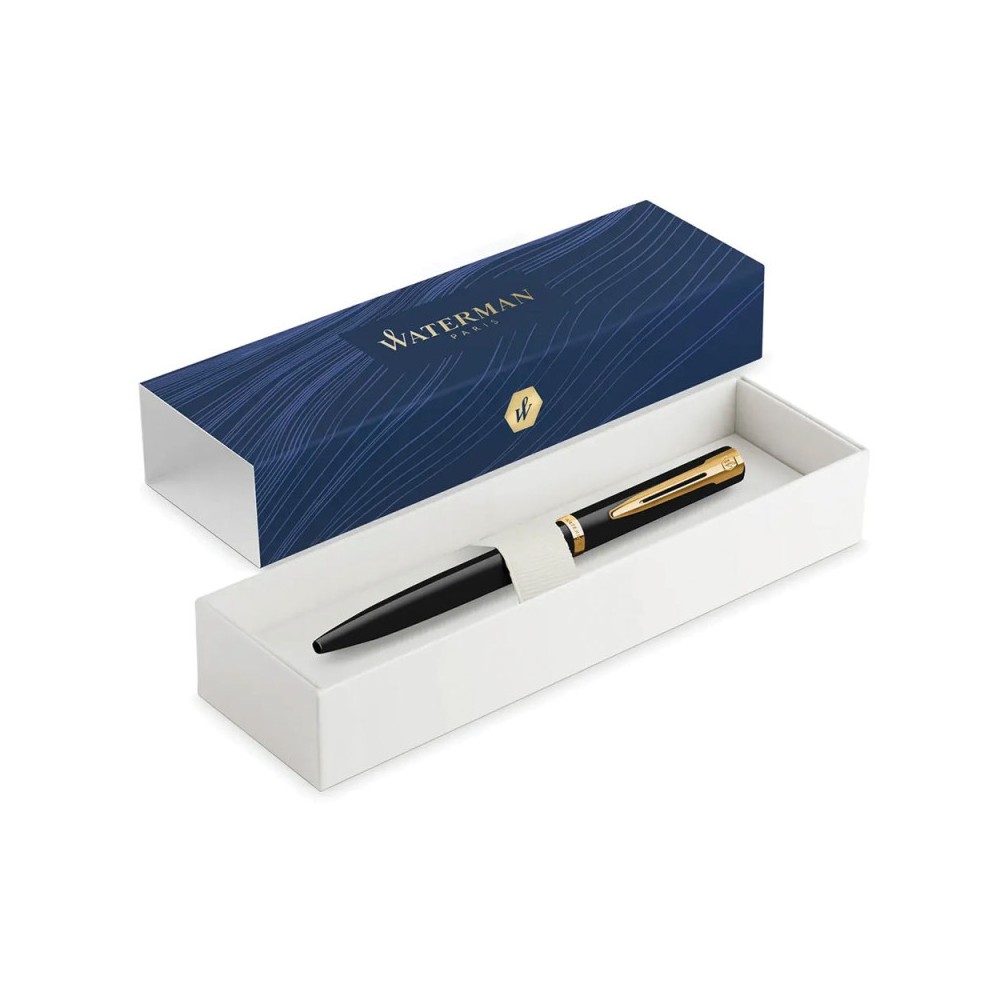 Długopis Impression - Waterman - Black Gold Trim