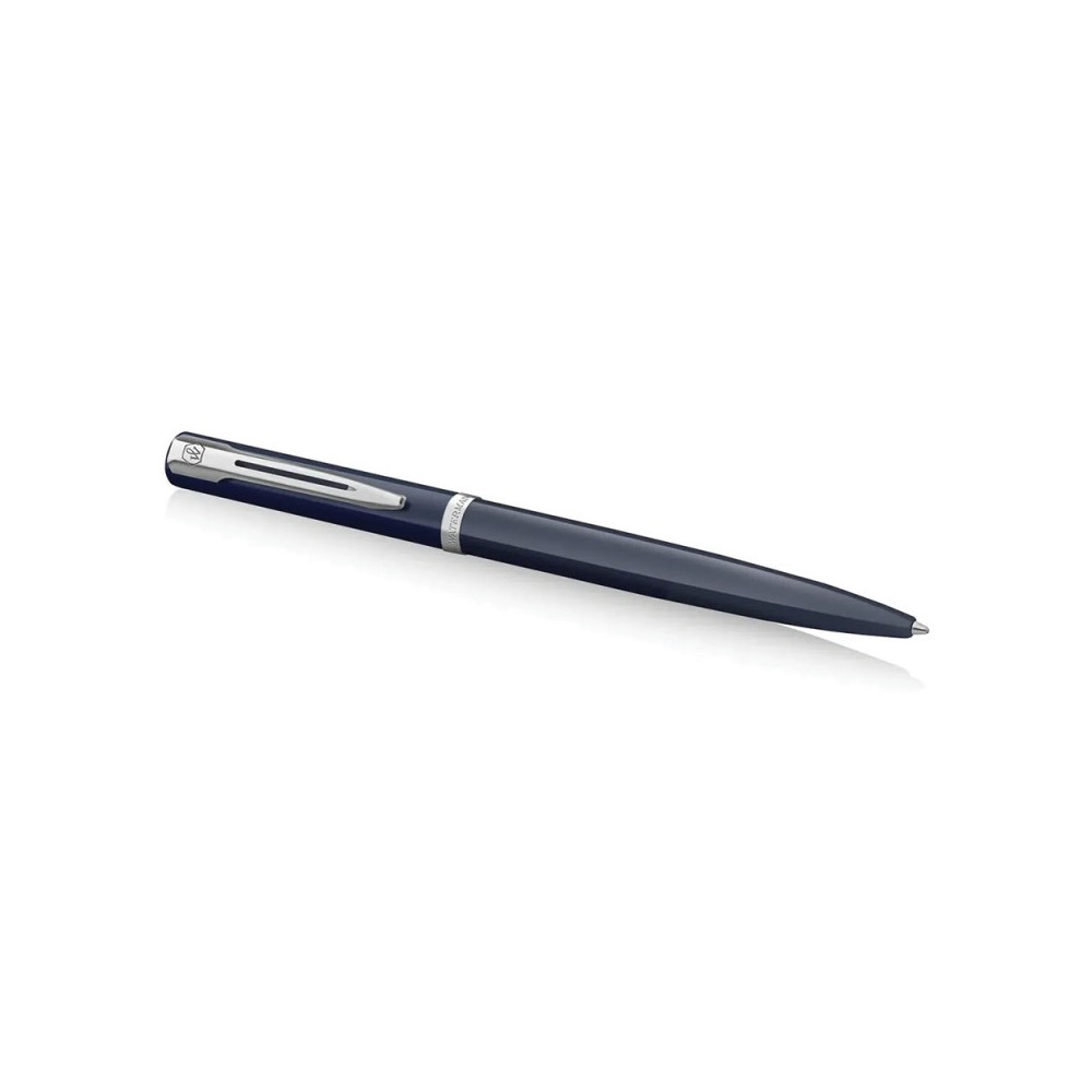Ballpoint pen Impression with box - Waterman - Blue Silver Trim