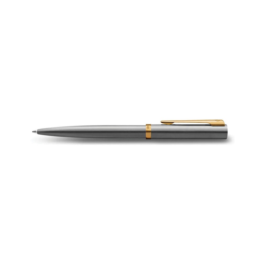 Długopis Impression - Waterman - Steel Gold Trim