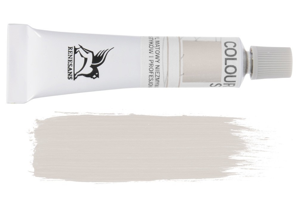 Acrylic metallic paint Colours - Renesans - pearl white, 20 ml