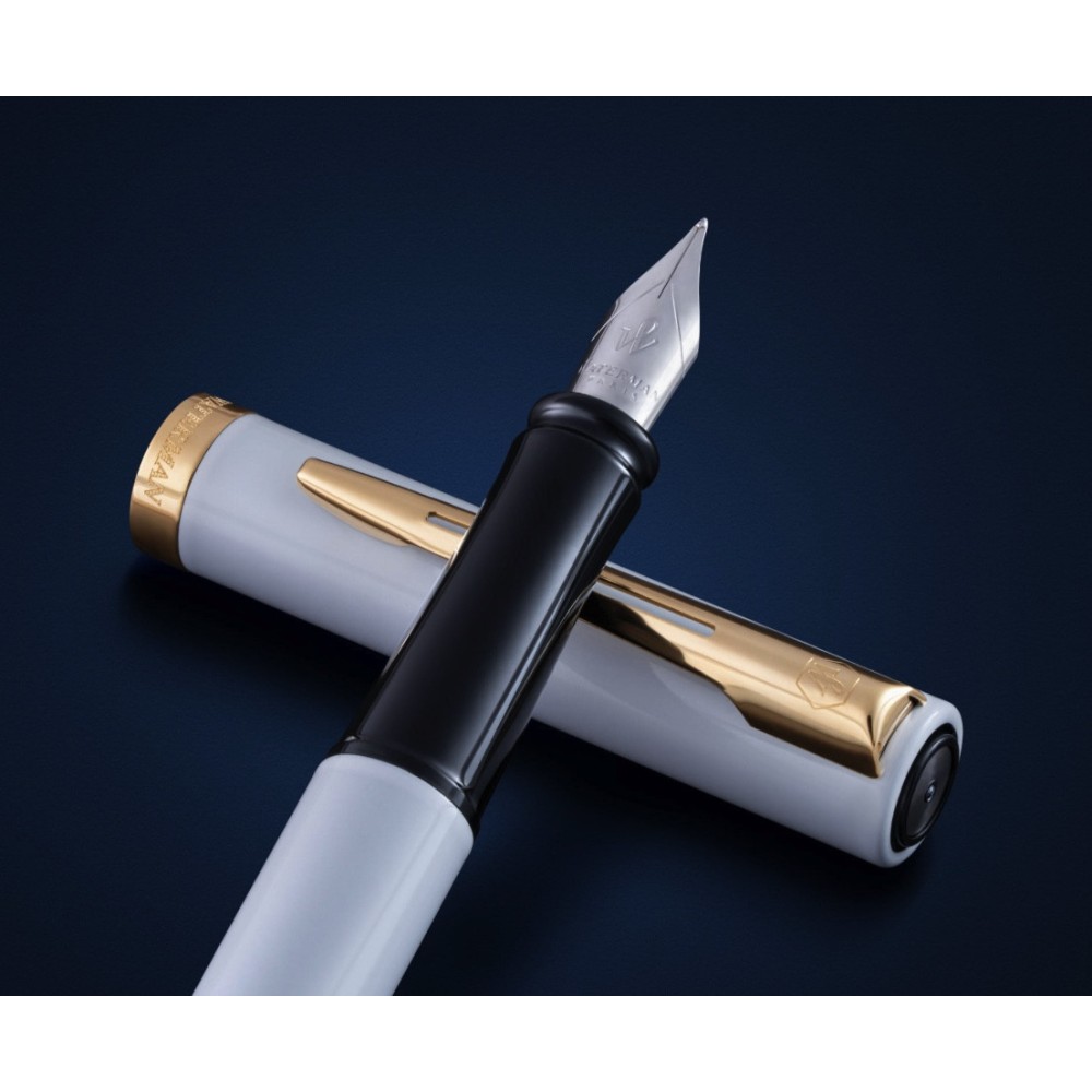 Pióro wieczne Impression - Waterman - White Gold Trim F