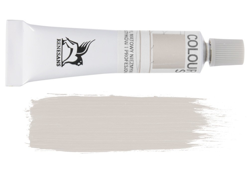Acrylic metallic paint Colours - Renesans - silver, 20 ml