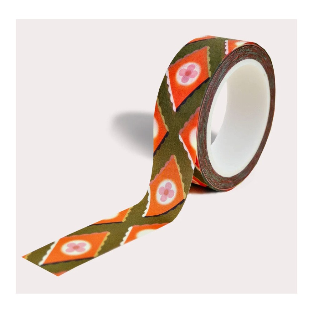 Washi paper tape Freya - The Completist. - 15 mm x 10 m