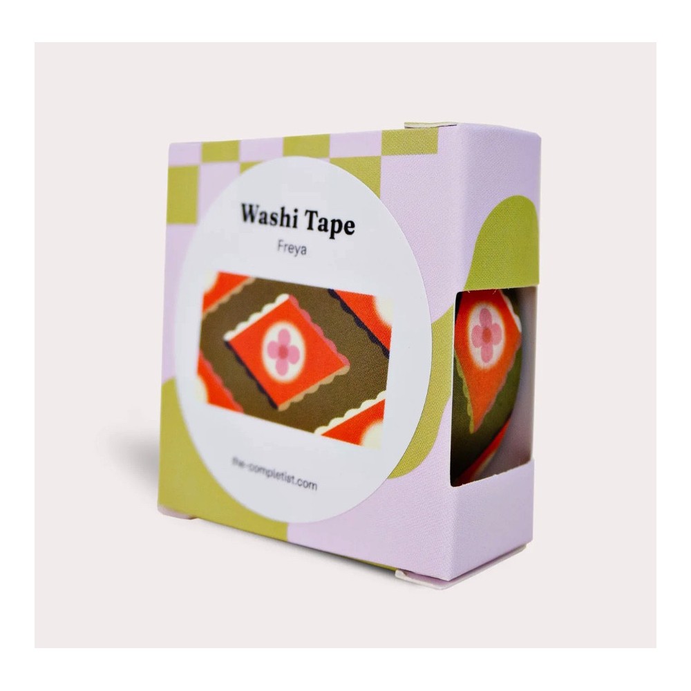 Taśma papierowa washi Freya - The Completist. - 15 mm x 10 m