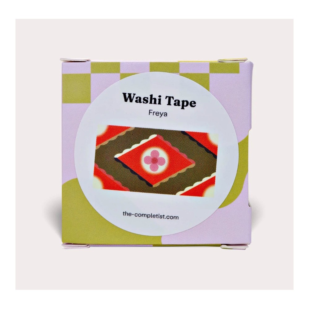 Taśma papierowa washi Freya - The Completist. - 15 mm x 10 m
