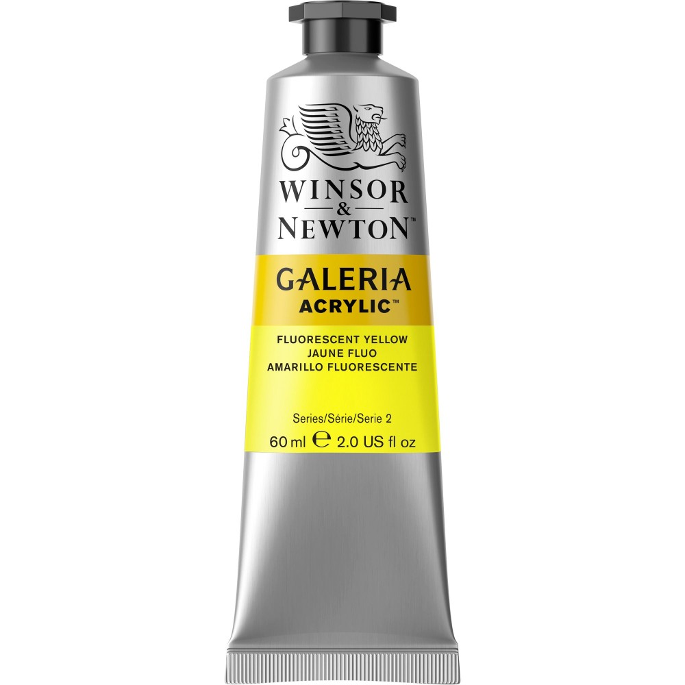 Farba akrylowa Galeria - Winsor & Newton - Fluo Yellow 60 ml