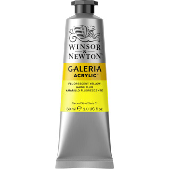 Farba akrylowa Galeria - Winsor & Newton - Fluo Yellow 60 ml