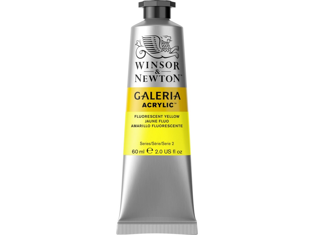 Farba akrylowa Galeria - Winsor & Newton - Fluo Yellow 60 ml