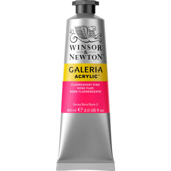 Farba akrylowa Galeria - Winsor & Newton - Fluo Pink 60 ml