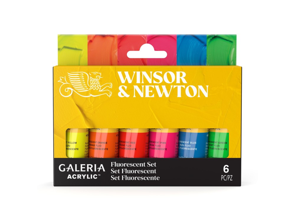 Set of acrylic Galeria paints - Winsor & Newton - 6 x 20 ml