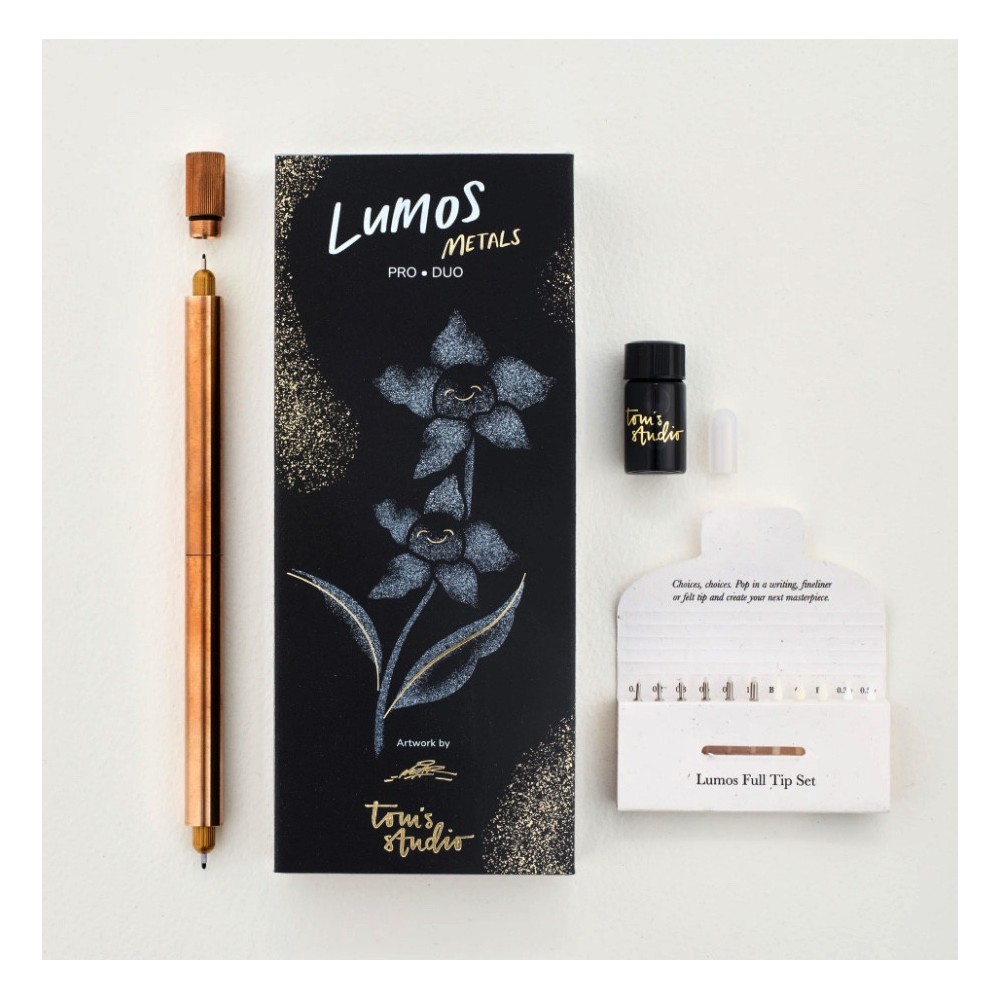 Lumos Pro Duo fineliner - Tom’s Studio - Bronze