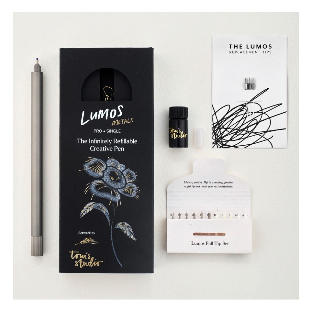 Cienkopis Lumos Pro Single - Tom's Studio - Titanium