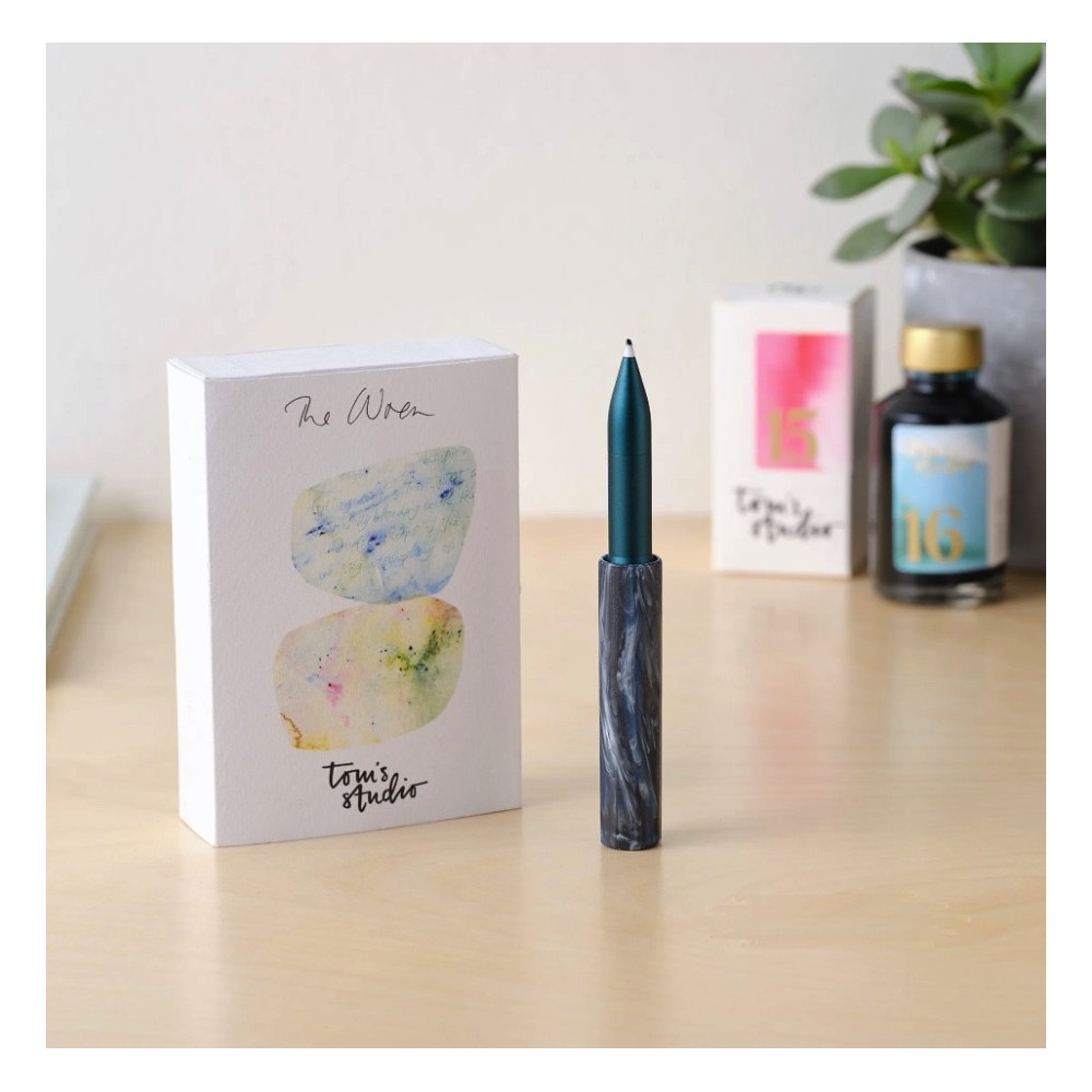 The Wren Write Off refillable writing pen - Tom’s Studio - Midnight Ink