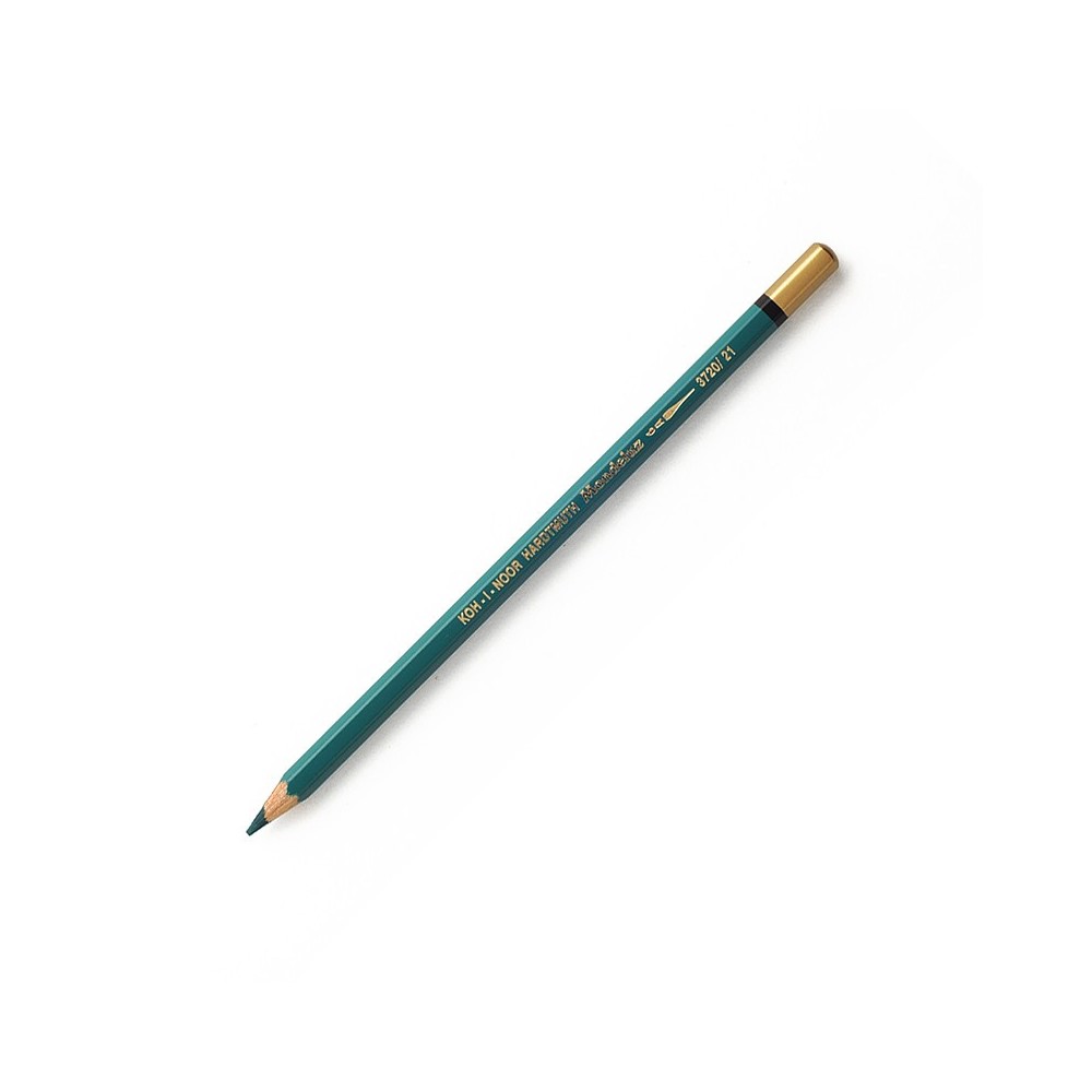 Watercolor colored pencil - Koh-I-Noor - 21 Bluish Green