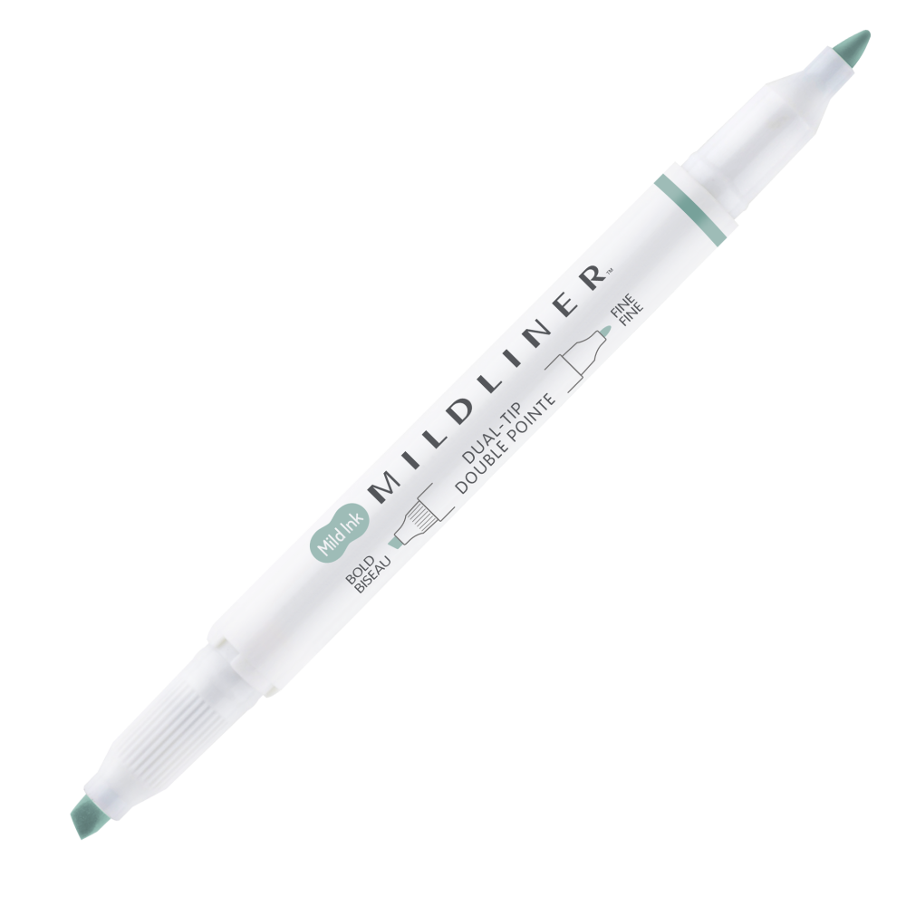 Zakreślacz dwustronny Mildliner - Zebra - Mint