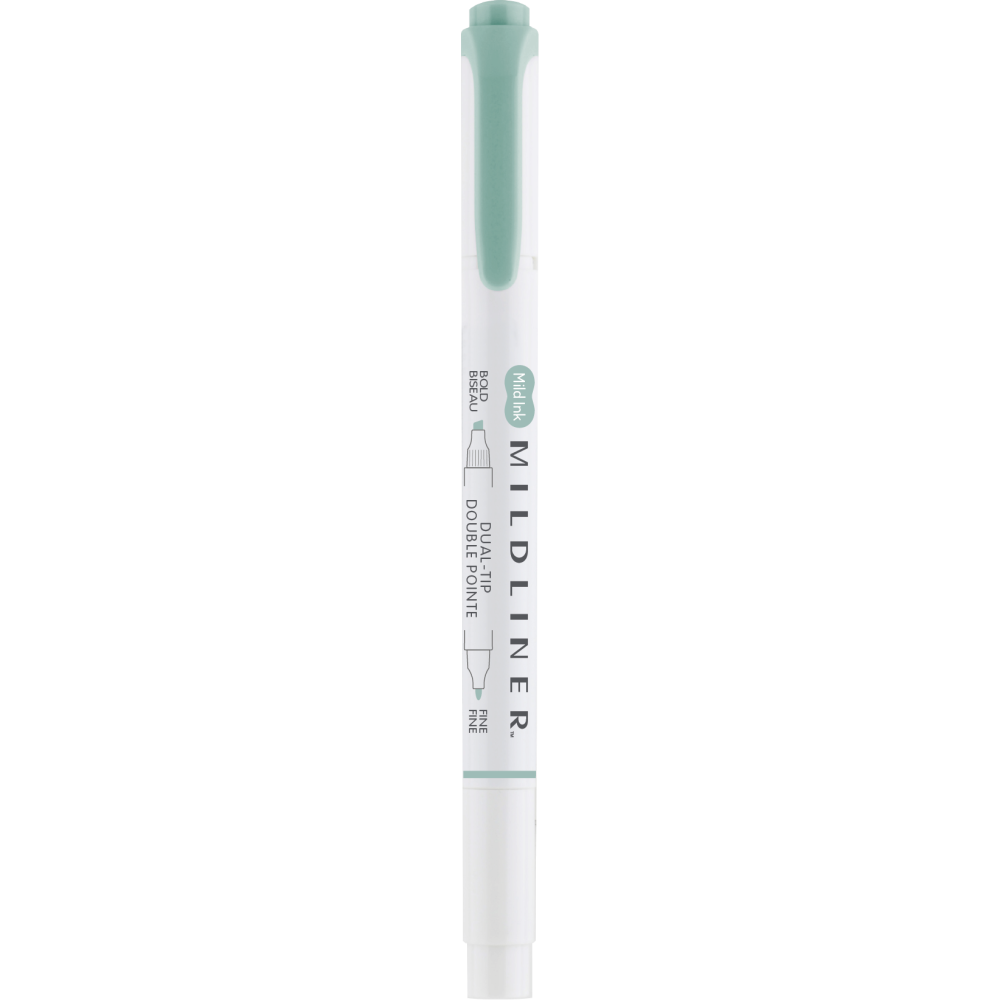 Double ended highlighter Mildliner - Zebra - Mint