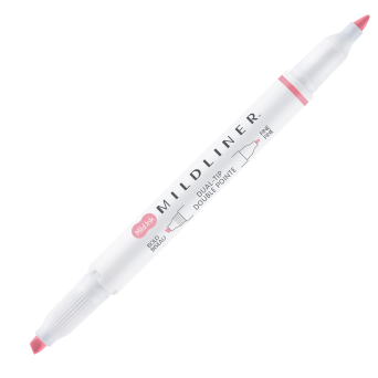 Zakreślacz dwustronny Mildliner - Zebra - Dusty Pink