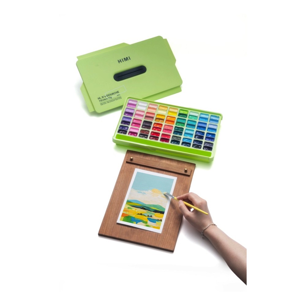 Zestaw gwaszy Twin Cup Apple Green - HIMI - 72 szt.