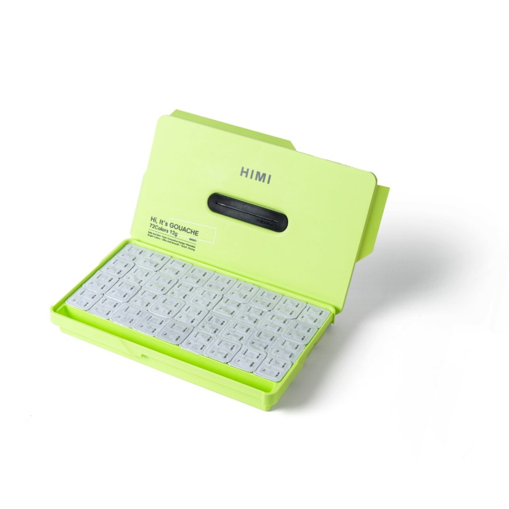 Zestaw gwaszy Twin Cup Apple Green Go Pack - HIMI - 72 szt.