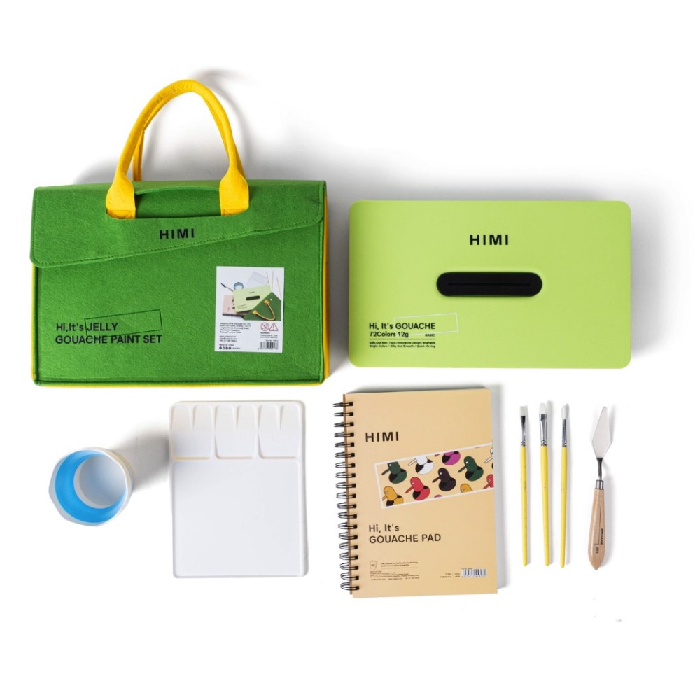 Zestaw gwaszy Twin Cup Apple Green Go Pack - HIMI - 72 szt.