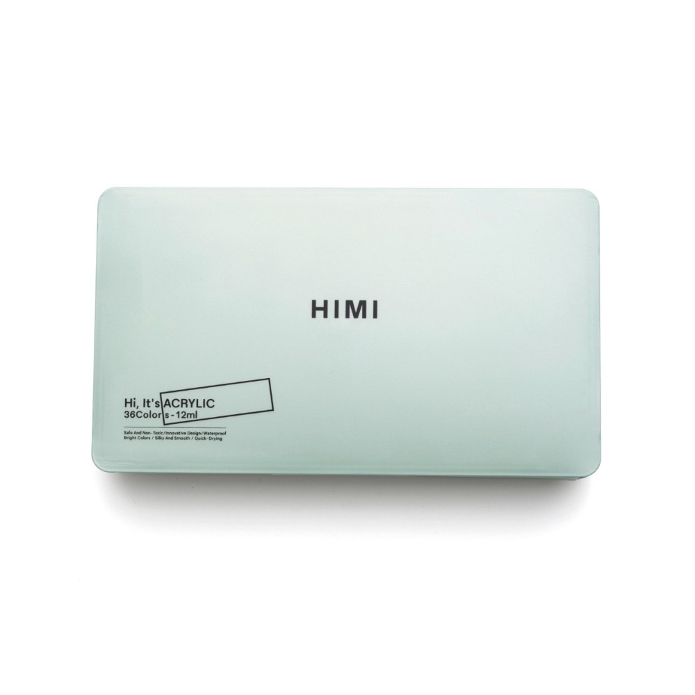 Zestaw farb akrylowych Twin Cup - HIMI - Pearl Green 36 szt.