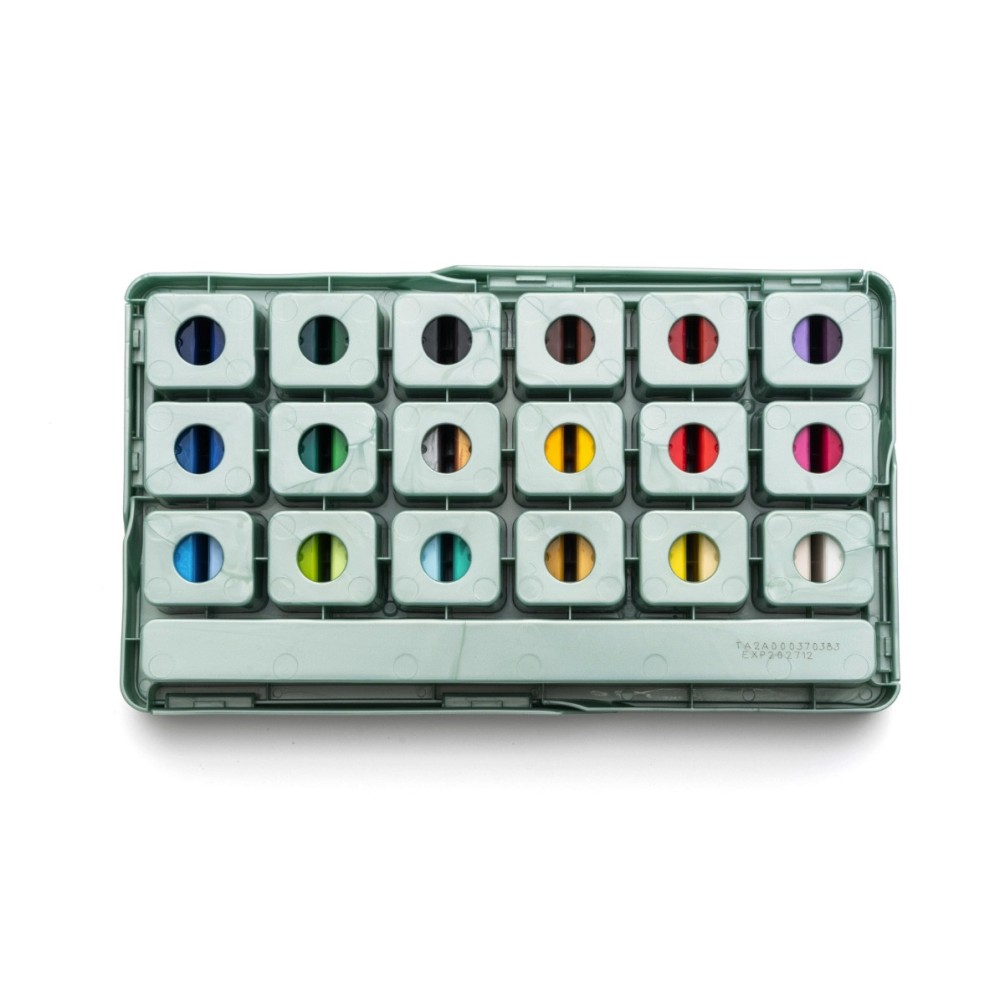 Zestaw farb akrylowych Twin Cup - HIMI - Pearl Green 36 szt.