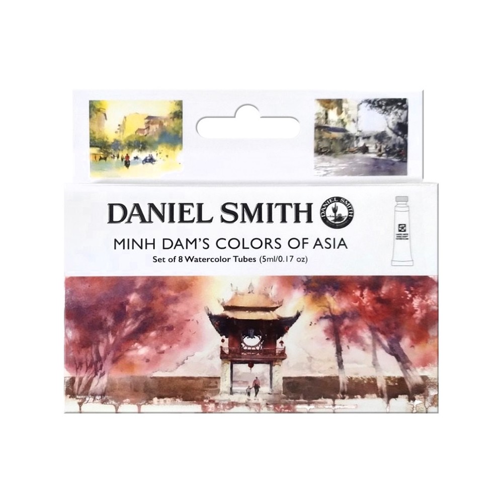Set of Extra Fine Watercolor paints Minh Dam's Colors of Asia - Daniel Smith - 8 x 5 ml